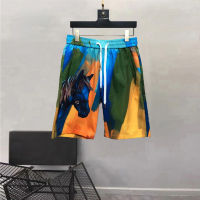 European and American mens wear summer 2022 new Pegasus printed shorts slim The fashion leisure Five minutes of pants