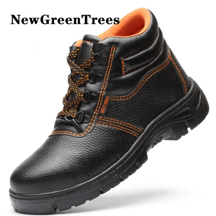 ส่งเร็วพิเศษ-newgreentrees-ส่งเร็ว-รองเท้าทำงานผู้ชายกันน้ำและกันลื่น-รองเท้าผู้ชายสวมใส่สบายและระบายอากาศได้-รองเท้าผู้ชายสวมทนและสะดวก