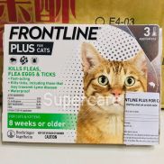 HCM1 Hộp 3 Tuýp Frontline Plus Nhỏ Gáy Ve Bọ Chét Mèo