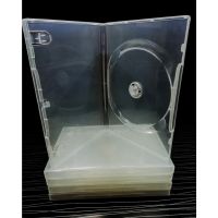 DVD Case Scanavo Single Disc 14mm Clear &amp; Black / กล่องดีวีดีใสมาตรฐาน ใส่ 1 แผ่น (สินค้านำเข้า) (1 แพ็คมี 5 กล่อง)