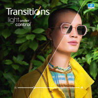 Essilor  Transition GEN8 SapphireHR เลนส์ออกแดดเปลี่ยนสี ออโต้  กันแสงสีฟ้ามือถือ New Xtractive เปลี่ยนสีในรถยนต์ Transition Classic  สี Gray  ***พร้อมชุดของแถมพิเศษ***