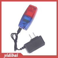 yidibai ไฟเตือนไหล่ตำรวจแบบหนีบไฟ LED สีแดงสีน้ำเงินสีน้ำเงิน