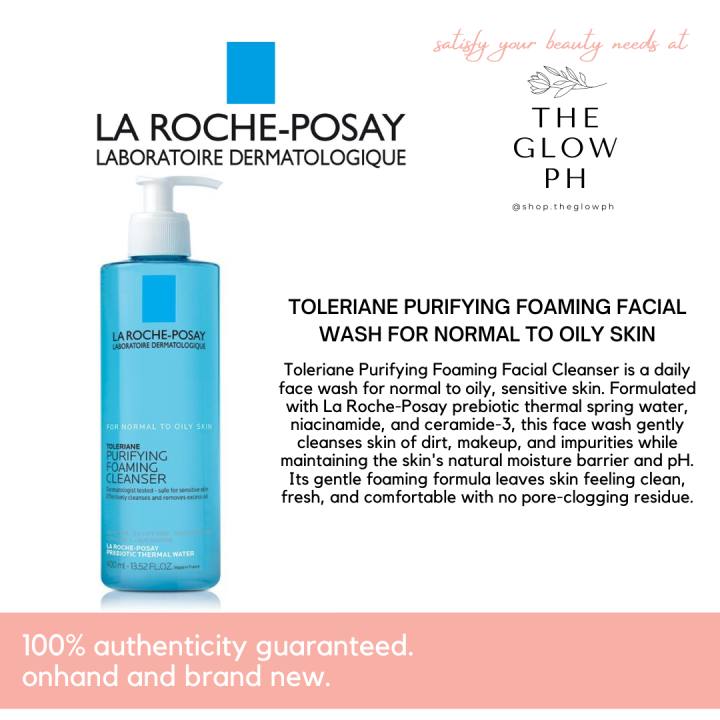 [AUTHENTIC] LA ROCHE POSAY TOLERIANE PURIFYING FOAMING CLEANSER 400ml