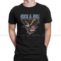 Eagle Rock Roll Print Design Unique Tshirt Rock N Roll Casual T Shirt 100% Cotton Newest Stuff For Men