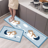 Fashionable Simple Nordic Style Kitchen Floor Mat Household Carpet Long Strip Door Mat Modern Home Decor