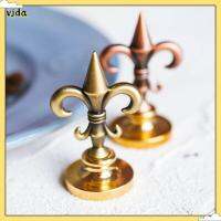 VJDA สีทึบทึบ ตราประทับตราประทับขี้ผึ้ง โลหะสำหรับตกแต่ง ที่ปิดผนึกสี ของเก่าแบบโบราณ งานฝีมือดีไอวาย คำเชิญงานแต่งงาน