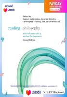 (ใหม่) พร้อมส่ง Reading Philosophy : Selected Texts with a Method for Beginners (2nd) [Paperback]