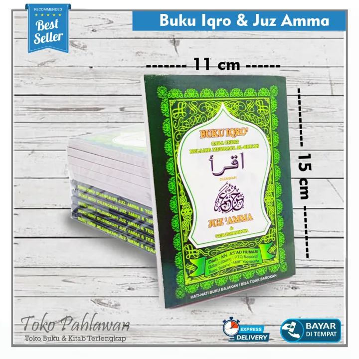 Buku Iqro Dan Juz Amma Ukuran Buku Saku KH. As'ad Humam Balai Litbang ...