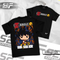 2023 NEWSEF เครื่องแต่งกายอะนิเมะชุด U Nisex ผ้าฝ้าย100 เสื้อยืดประเดิมเสื้อ SAN GOKU D Ragon B All