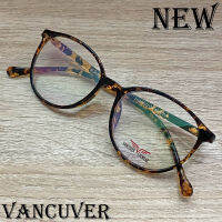 กรอบแว่นตา สำหรับตัดเลนส์ แว่นตา ชาย หญิง Fashion รุ่น Vancuver 2388 กรอบเต็ม Rectangle ทรงรี ขาข้อต่อ วัสดุ พลาสติก พีซี เกรด A รับตัดเลนส์ทุกชนิด