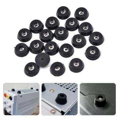 【CW】 20pcs Rubber Feet Floor Protector Non slip Foot Table Leg Cover Cabinet Bottom Accessories