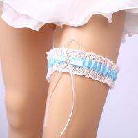 【YF】◄►✼  MEW 2pcs /1set Wedding Garter Rhinestone Beads Pearls Applique Bridal Stretchy Keepsake