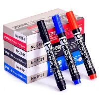 1 PC Permanent waterproof marker pen oil marker for whiteboard highlighter stationery school supplies Office 1.5mm