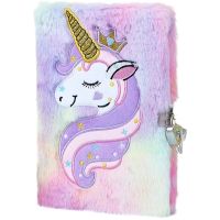 Notebook Diary Girls Journal Plush Kids Lined Fuzzy Notepad Writing School Gifts Dairy Fluffy Paper Costume Pages Planner