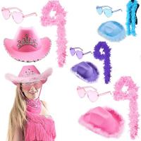 Dress Fancy Set Hat Concert Happy Styles Pink Feather Love Tour