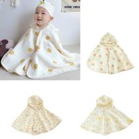 ☾► 2 Layers Baby Hooded Bath Towel Cartoon Cotton Bathrobe Blanket Sleepwear for Infant Newborn Ultra-Absorbent(1-3 Years) 066B