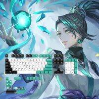 กุญแจสำคัญที่กล้าหาญคุณภาพสูงย้อม PBT Keycaps OEM โปรไฟล์เชอร์รี่ Prfile