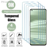 4PCS Tempered Glass for Realme GT 2 Pro 8 7 9 Pro 8i 9i Screen Protector for Realme GT Neo 2 3 2T Q3S Q3 C21Y C25S C25Y Glass