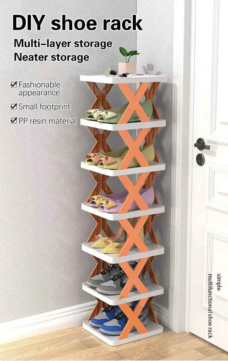 Shoes Organisers Diy Foldable Shoe Rack Storage Space Saving Shoe Sneaker  Containers Household Sturdy Shoes Shelf For Entryway Closet Hallway |  Lazada Ph