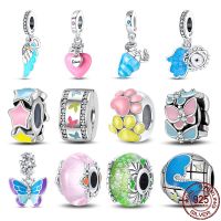 Fit Pandora 925 Original Bracelet 100% S925 Sterling Silver Luminous series Charm For Women Jewelry DIY Beads Original New Items