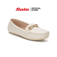 Bata บาจา รองเท้ามอคคาซีน ลอฟเฟอร์ คัทชูหุ้มส้น รองเท้าหุ้มส้น รองเท้าส้นแบนหุ้มส้น รองเท้าส้นแบน สำหรับผู้หญิง รุ่น Maree สีเบจ 5518630