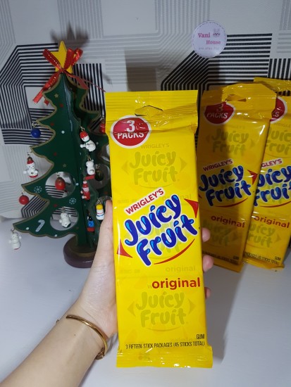 Singum juicy fruit - kẹo cao su hương vị trái cây hàng mỹ - ảnh sản phẩm 4