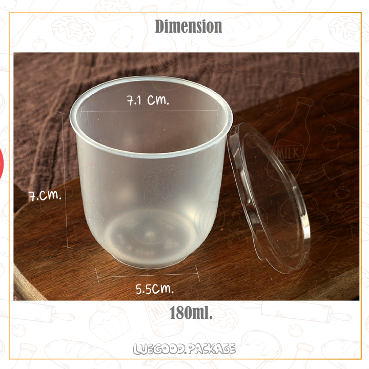 ถ้วยพลาสติกใส-25-ใบ-ถ้วยเค้ก-ถ้วยอบ-ถ้วยพุดดิ้งเข้าเตาอบได้-mouse-cake-c016