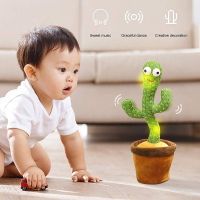 New Dancing Cactus Plush Toy Singing 120 English Songs Electronic Shake Soft Plush Doll Cactus Toy For Kid Early Education Toys