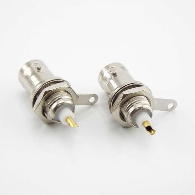 ；【‘； BNC Female Socket Solder Connector Chassis Panel Mount Coaxial Cable For Welding Machine Parts Monitor Accessories