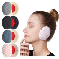 MINIMI for Men Women Ear Protection ขนแกะ Ear Warmers ที่อุ่นหูแบบไม่มีแถบ ที่ปิดหูกันหนาว Ear Cover ที่ปิดหู