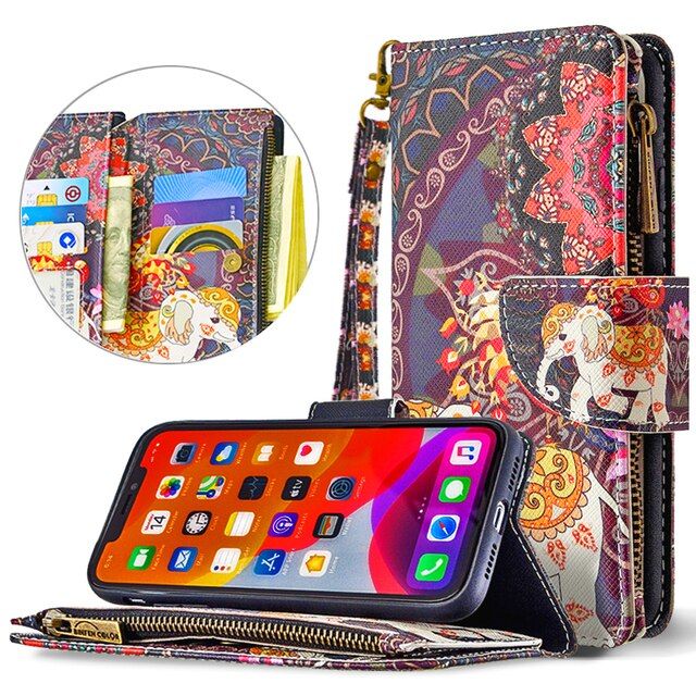 for-xiaomi-redmi-note-12-11s-11-10s-9-9s-8t-8-10-pro-painted-pattern-leather-case-zipper-wallet-bag-card-holder-phone-cover