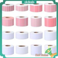 OKDEALS หลายสี สติกเกอร์ความร้อน สำหรับ DIY ออกแบบโลโก้ สติกเกอร์ความร้อนวงกลม ฉลาก มีกาวในตัว กลม