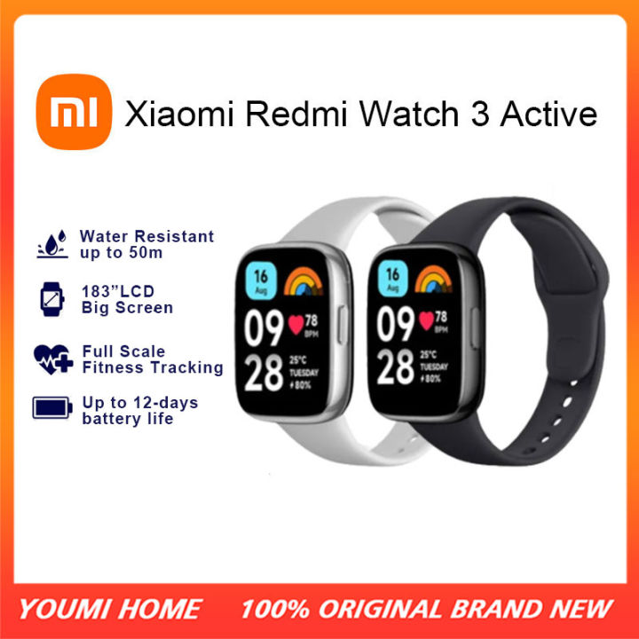 Global Version Xiaomi Redmi Watch 3 Active 1.83 Display Bluetooth Phone  Call