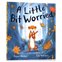 A little bit worried about the original English picture book a little bit worried about childrens character development picture book helps children overcome fear parents and children picture story book before going to bed English early education