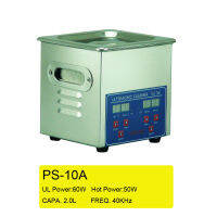 PS-10A ดิจิตอลเครื่องทำความสะอาดอัลตราโซนิก2L 60วัตต์ Heatable Timing นาฬิกาวงส่วนเครื่องประดับเครื่องซักผ้าเครื่องมือสำหรับ W Atchmakers