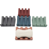 No Punching Soap Pad Soap Holder Diversion Type Drainage Soap Rack Silica Gel