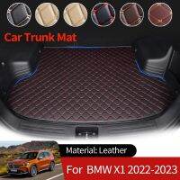 แผ่นรองท้ายรถการเดินเรือบูตรถยนต์สำหรับ BMW X1 IX1 2022 2023 2024กระเป๋าพื้นพรมกันน้ำอุปกรณ์ตกแต่งรถ