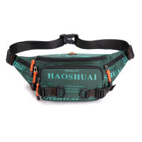 Fashion Letter Waist Bags For Men Casual Nylon Waist Packs Hot Sale Unisex Belt Bag Fanny Pack Travel Storage Chest Bags Leg Bag