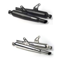 ท่อ Dustland Slip-on Exhaust 70s For Royal Enfield 650 ท่อไอเสีย Dustland สำหรับ รถจักรยานยนต์ รอยัลแอนฟิล 650 ทวิน