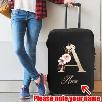 ▪∋۩ Custom Name Luggage Cover for 18-32 Inch Fashion Suitcase Thicker Elastic Dust Bags Travel Accessories Luggage Protective Case