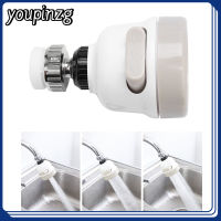 Youpinzg เครื่องพ่นก๊อกน้ำประหยัดน้ำ360 ° ปรับได้,เครื่องกรองก๊อกน้ำน้ำแบบยืดหยุ่นหมุนได้สำหรับห้องครัวที่บ้าน