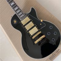 Gibson Les Paul Custom กีตาร์ไฟฟ้า Black Beauty 3 Double Coil Pickups