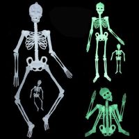 Halloween Hanging Luminous Skeleton Decoration Full Body Noctilucent Ghost Bone Halloween party Outdoor Garden Crazy Scary props