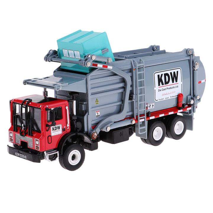 diecast metal garbage truck