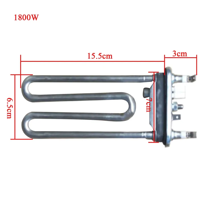 temperature heating tube electric water heater washing machine heating