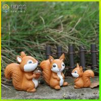 VHGG Handicraft Fairy Garden Bonsai Home Decor Squirrel Figurine Little Model Miniature Animal