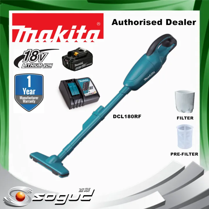 MAKITA DCL180Z / DCL180RFB CORDLESS VACUUM CLEANER 18V Lazada