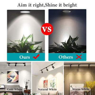 Led Track Light Rail Lamp COB Light Fixture 220V Ceiling Spot Led 7101530W Track Lighting Wall Lamp For Clothing Shop Home