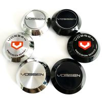 Style 4pc70MM VOSSEN Car Wheel Centre Sport  Center Cap Rim Hub Cap Red logo