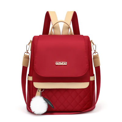 2023 Backpack Womens New Street Fashion Crossbody Portable Travel Nylon Backpack For Girls 2023